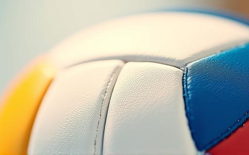 Close-up of a high-quality Dynamica Sport volleyball